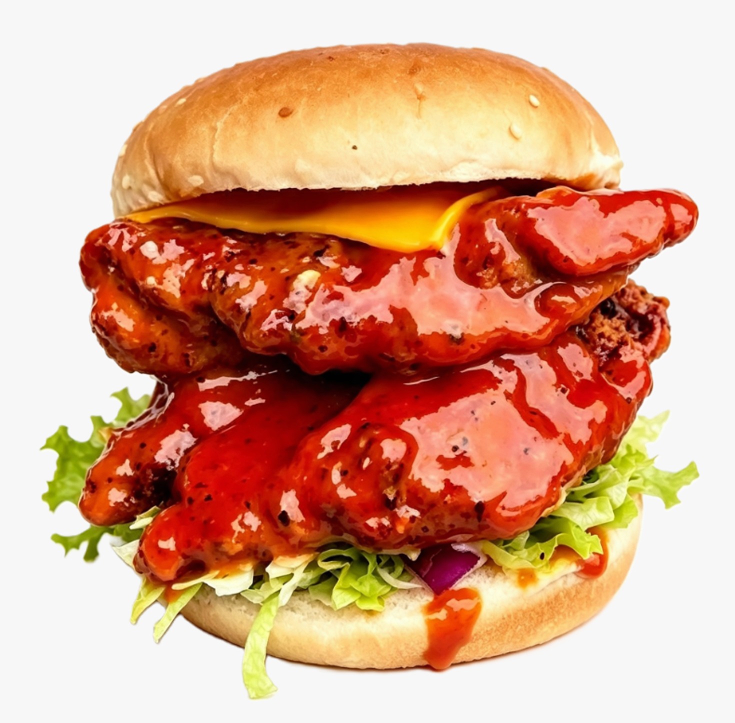 THE BLAZIN DIP BURGER 
